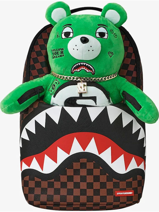 Sprayground Ghiozdan de Spate pentru Școala Gimnazială - Liceu Bear Pouch 2N1 Dlxsv