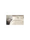 Valeria Home Παπλωματοθήκη Βαμβακερή Ημίδιπλη 180x200 Λευκή