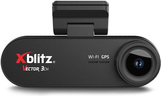 Xblitz Set Autodigitale Videorekorder auf Windschutzscheibe 1440P Mit Bildschirm 3.2 Wi-Fi GPS & Rückfahrkamera