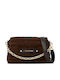 Women's Flap Bag Suede Tobacco
