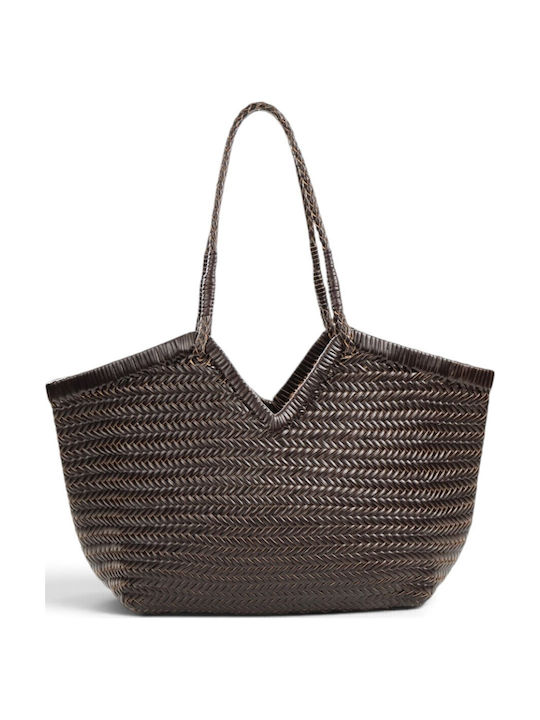 Passaggio Leather Leather Women's Tote Bag Dark...