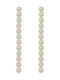Chrilia Dangle Earrings Made of 14K Gold with Stones