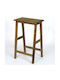 Taburet Bar Din Lemn Culoare Walnut 40x30x70 cm