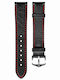 Hirsch Leather Strap Black 20mm
