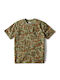 Herrenblusen Kurzarm T-Shirt Khaki
