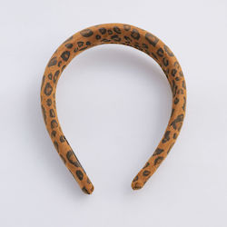 Leopard Print Series Лента За Коса – Кафява