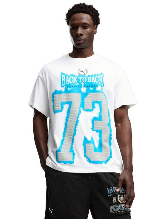 Hoops T-shirt Λευκό