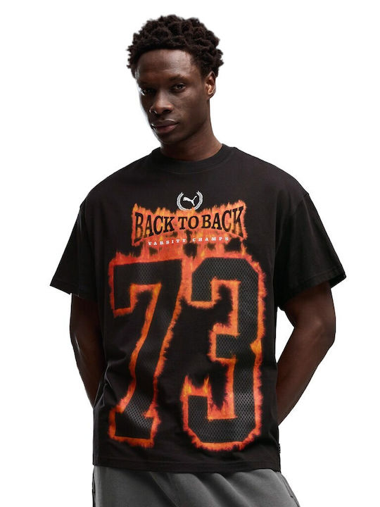 PUMA Hoops T-shirt Μαύρο
