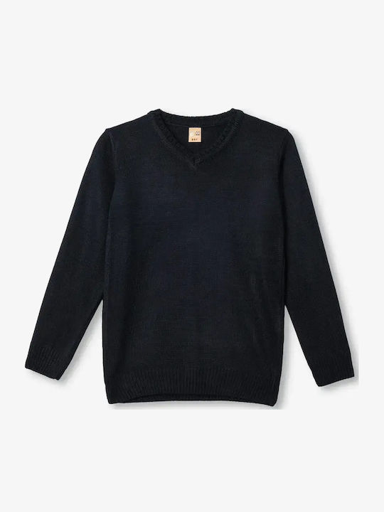 Kids Long-Sleeved Sweater Blue