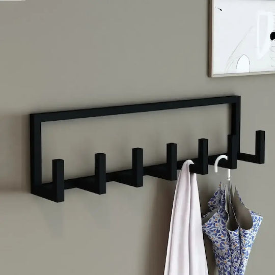 Metal 7 Hooks 70x20x10cm