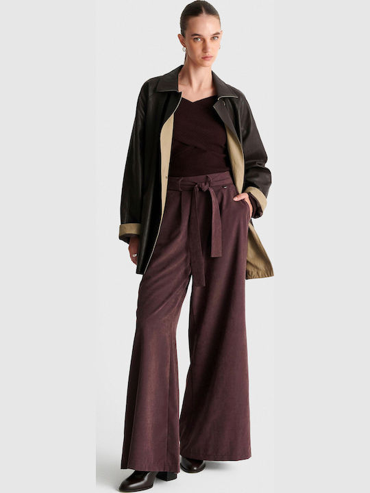 Women's Pantaloons Red 8924667-Wine