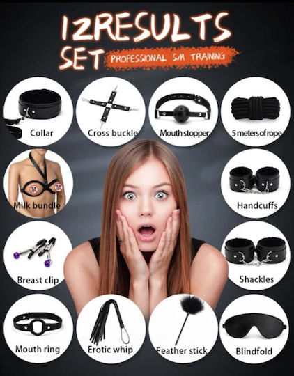 Ophelia's Dream BDSM Kit in Black Colour