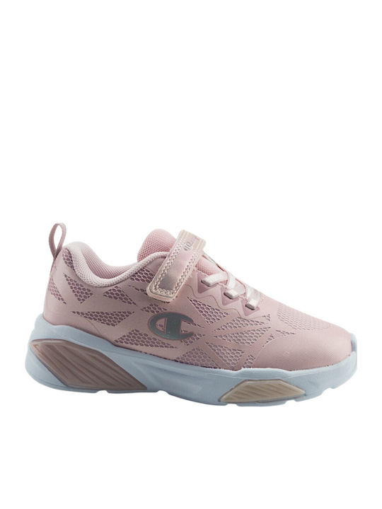 Champion Wave Kids Sneakers with Hoop & Loop Cl...