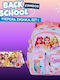 Sevenworld Set Școlar Disney Princess + Penar Triplu