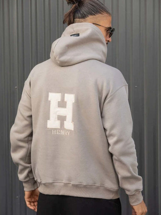 Henry Clothing Суитшърт с качулка Пуро