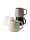 Miamio Collection Kaffeetasse Keramik Grau 420ml 4 Stück