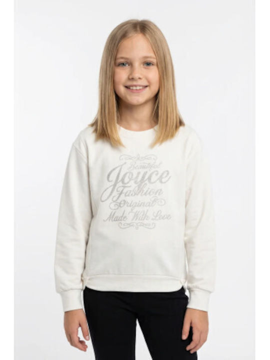 Joyce Kinder-Sweatshirt Ecru