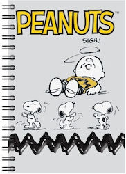 Peanuts Snoopy and Woodstock Σπιράλ Τετράδιο Ριγέ Β5 70 Φύλλων Peanuts Snoopy and Woodstock Σπιράλ Τετράδιο Ριγέ Β5 70 Φύλλων