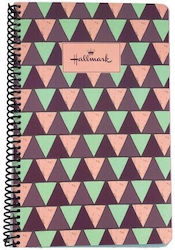Hallmark Spiral Ruled Notebook B5 70 Paper Shee...