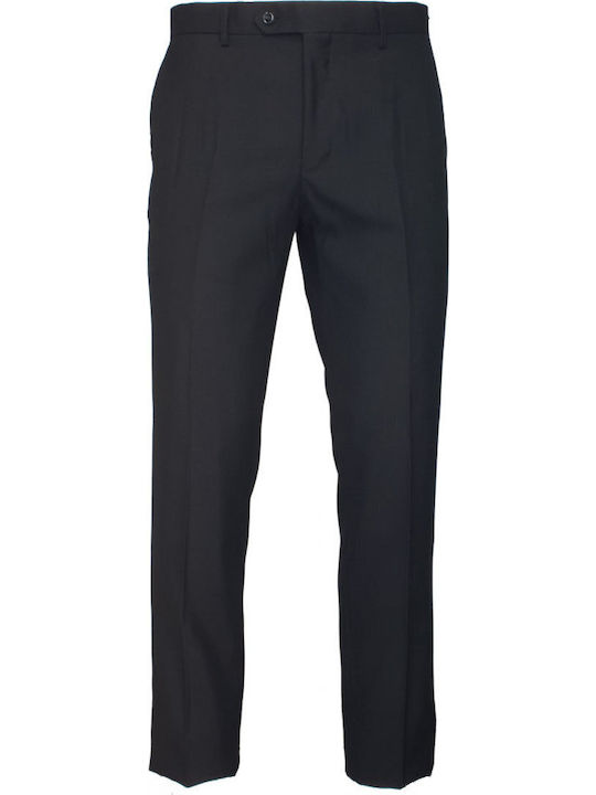 Pantaloni În Fit Regular Negru