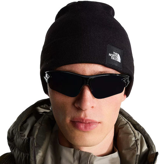 Dock Worker Recycled Beanie Căciulă Pentru Bărbați Tricotată în Culoare Neagră