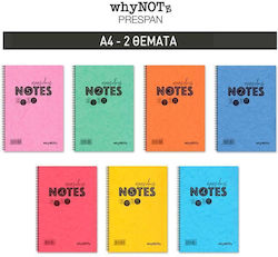 WhyNote Spirale Schulheft Geregelt A4 60 Papiereinlagen (Verschiedene Designs) WhyNote Spirale Schulheft Geregelt A4 60 Papiereinlagen (Verschiedene Designs)