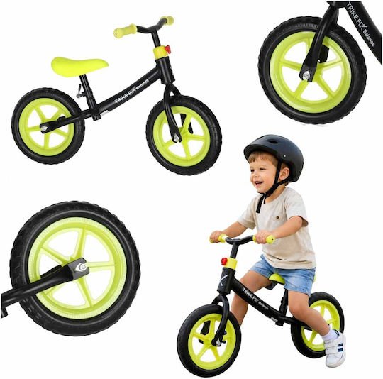 ikonka Children's Balance Bike Black