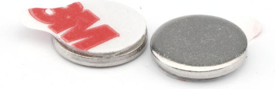 Метален диск Ф8x1mm Галванизиран Самозалепващ