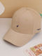 Jockey Cap Cotton Adults Beige