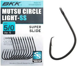 BKK Mutsu Circle Ss Light Fishing Hook No2/0 BKK Mutsu Circle Ss Light Fishing Hook No2/0