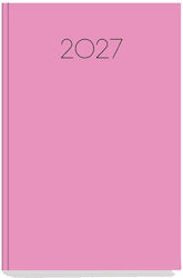 Innostat Simple Ημερήσια Ατζέντα 2027 Ροζ 10x14εκ.