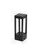 GloboStar Outdoor Small Post LED Floor Lamp 8W with Warm White Light IP65 White