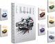 Gipta Spirale Schulfachheft Geregelt B5 3 Themen Engine Verschiedene Designs