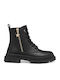 Anatomic Kids Military Boots with Laces Black