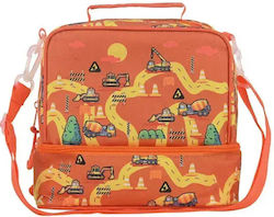 Estia Save The Aegean School Insulated Handheld Lunch Bag 6 Litre Orange Estia Save The Aegean School Insulated Handheld Lunch Bag 6 Litre Orange