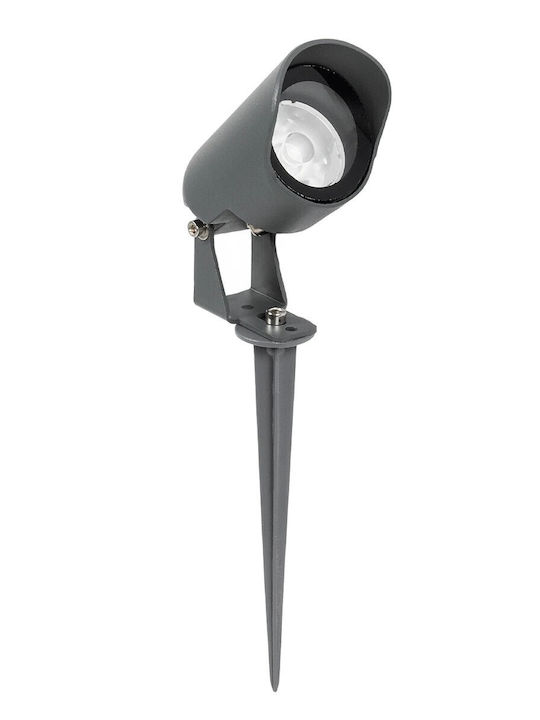 GloboStar Στεγανό Φωτιστικό Led Καρφωτό Θερμό Λευκό GLB-103-0026