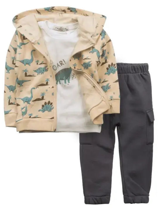 Hashtag Kids Set with Pants Winter 2 Pieces Ecru