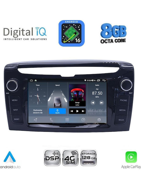 Digital Iq Blm 544_cpa 7 Zoll Deck Multimedia OEM Lancia Ypsilon Modell 2011+