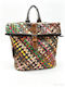 Geantă Dama Tote Din Piele Multicolor