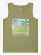 Kids Sleeveless Top Oil Green