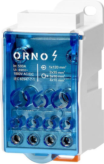 Orno Stromverteilungsblock OR-LZ-8207/500
