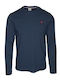 Long Sleeve Blue Blouse