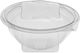 Bol De Mâncare Pet Rotund Transparent 1000ml Cu Capac Integrat 50 Bucăți Intertan Qft1000r