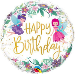 18" Luftballon Happy Birthday Meerjungfrauen