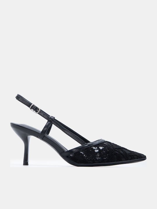 Luigi Spitze Zehe Pumps mit Mittlerem Absatz Sc...