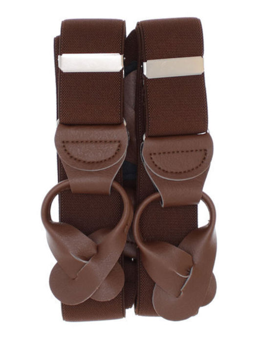 Breteli Unisex Adulți ButicCochet Din Material Sintetic Elastic 35 Mm Model Tip Y Maro Br522