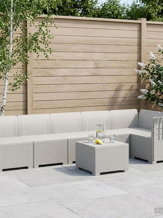 Ecksofa Outdoor Rattan