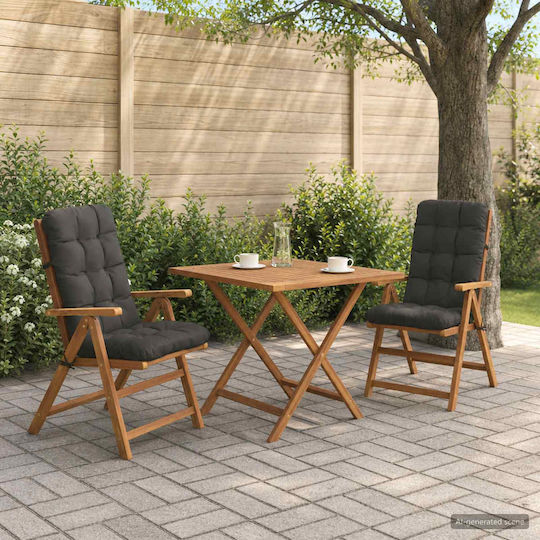 Vidaxl Garten- und Outdoor-Möbelsets 2 Stück mit Kissen