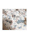 MayHome Single Cotton Sheets Set with Elastic Band Beige 100x200cm