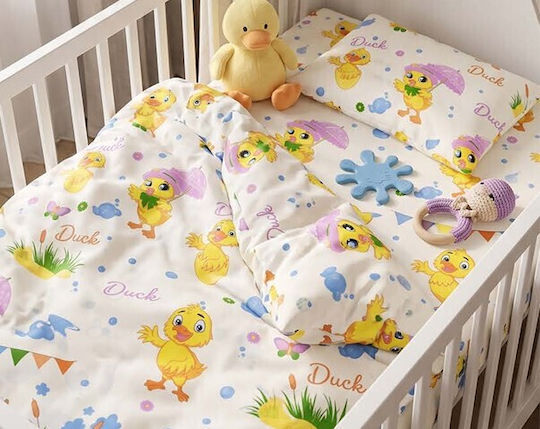 MayHome Σετ Σεντόνια Ημίδιπλα Βαμβακερά 180x240cm